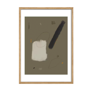 Marks and Spots Et abstrakt plakatmotiv i jordfarver